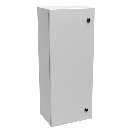 Hammond Slotted 1/4 Turn Latch Electrical Enclosures, 30 in H, 8 in D, 12 in W, NEMA 4, Steel EN4SD30128LG